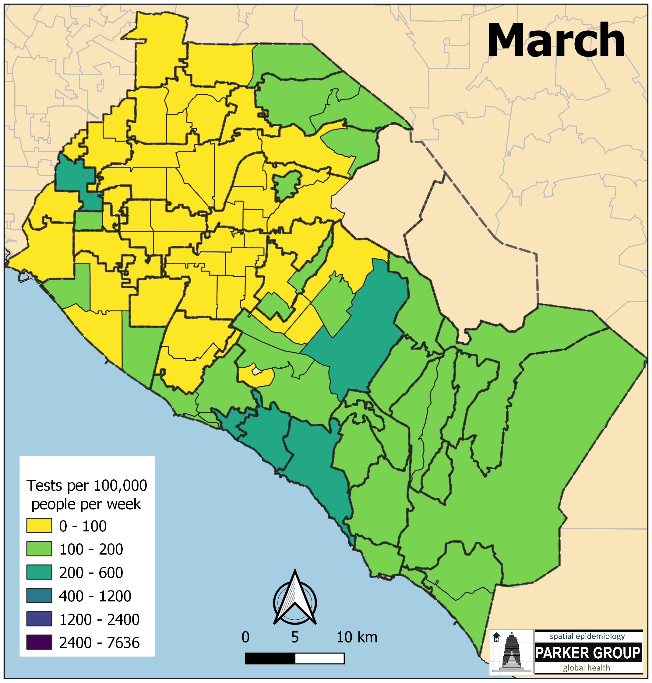 COVID-19 Maps by UCI Statistics